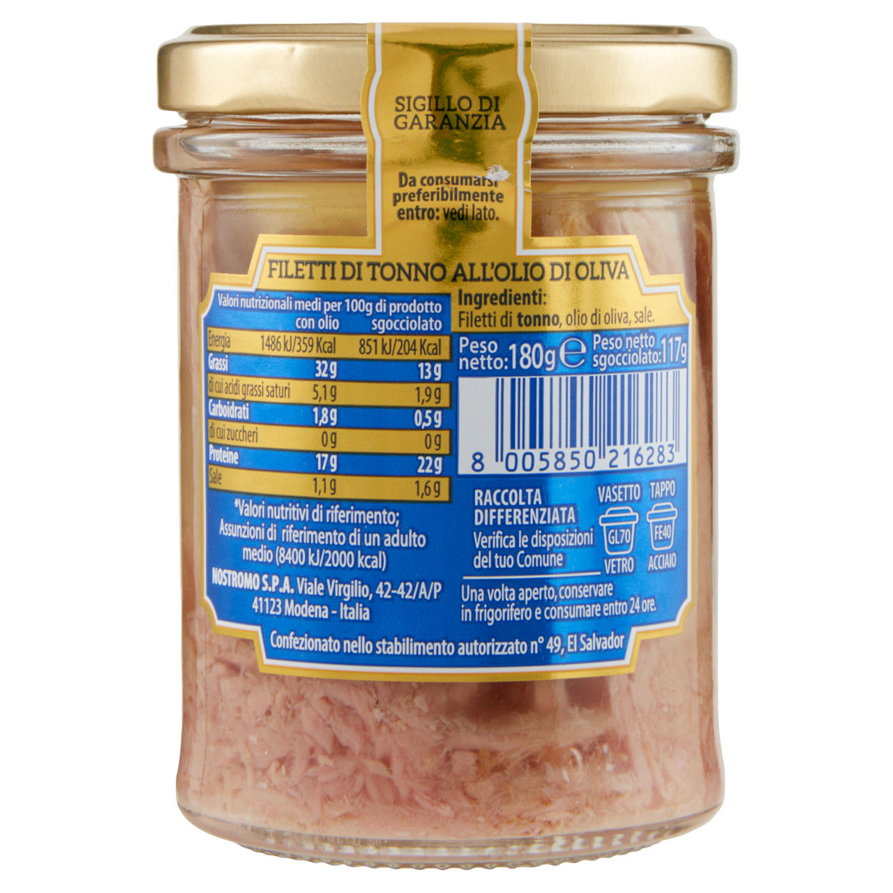 Filetti di tonno all'olio di oliva lavorato a mano 180 gr - Immagine 31