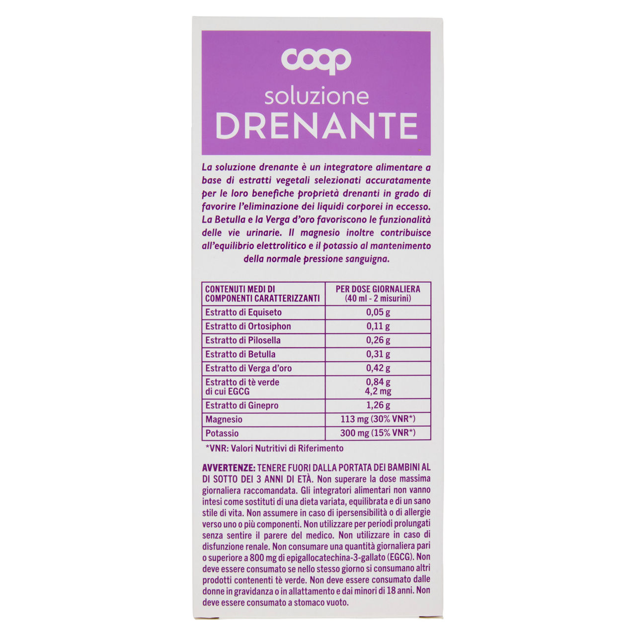 Integratore alimentare soluzione drenante 500 ml - Immagine 41
