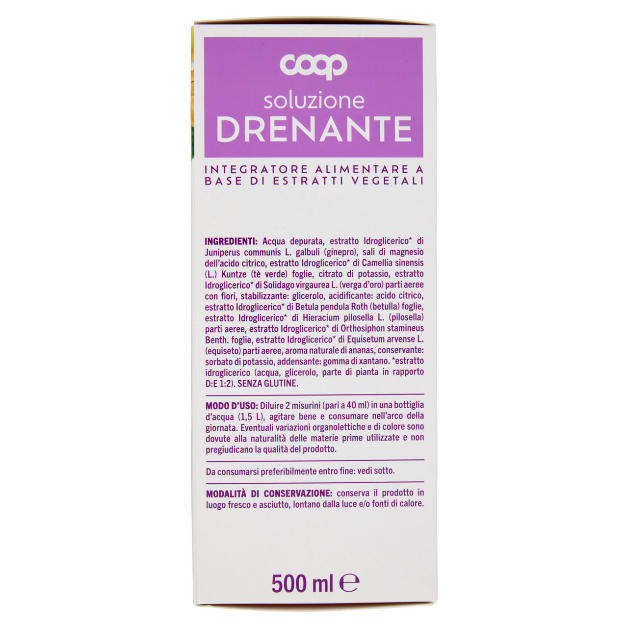 Integratore alimentare soluzione drenante 500 ml - Immagine 31