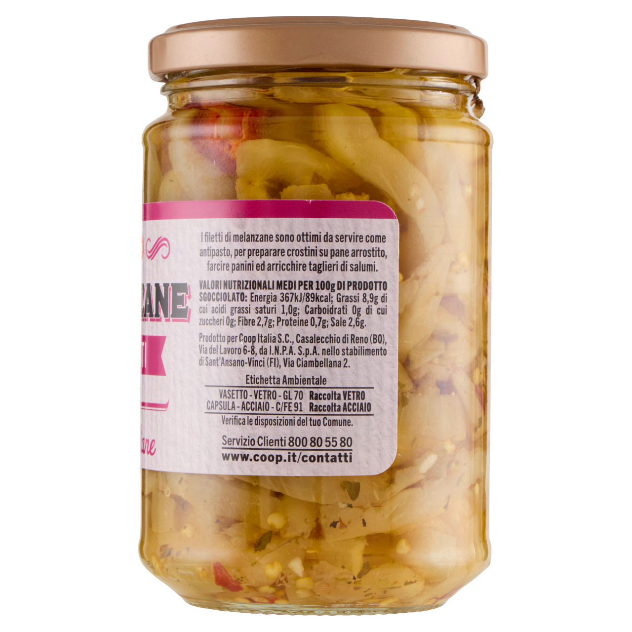 Melanzane a filetti in olio di girasole 280 gr - Immagine 31