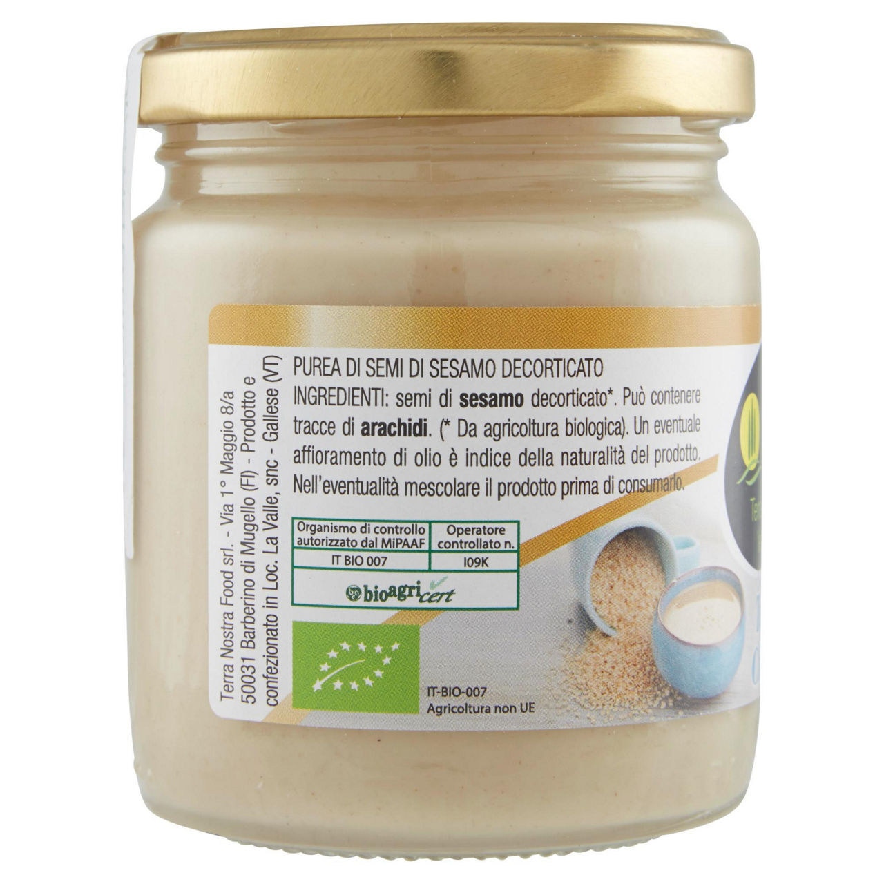 Tahin chiaro bio terra nostra 200g - Immagine 11
