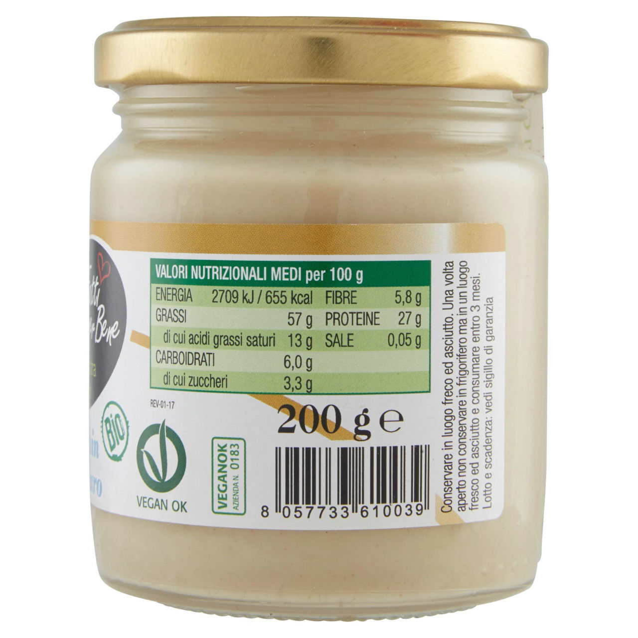 Tahin chiaro bio terra nostra 200g - Immagine 51