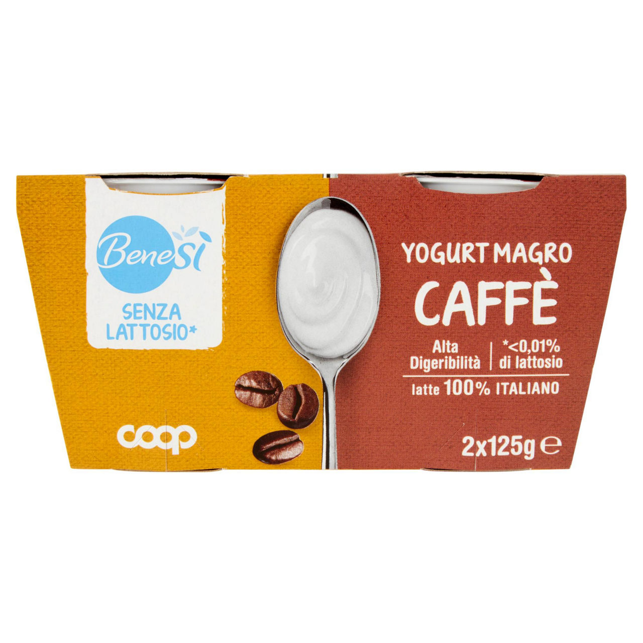Yogurt magro al caffè 2 pz da 125 gr - Immagine 01