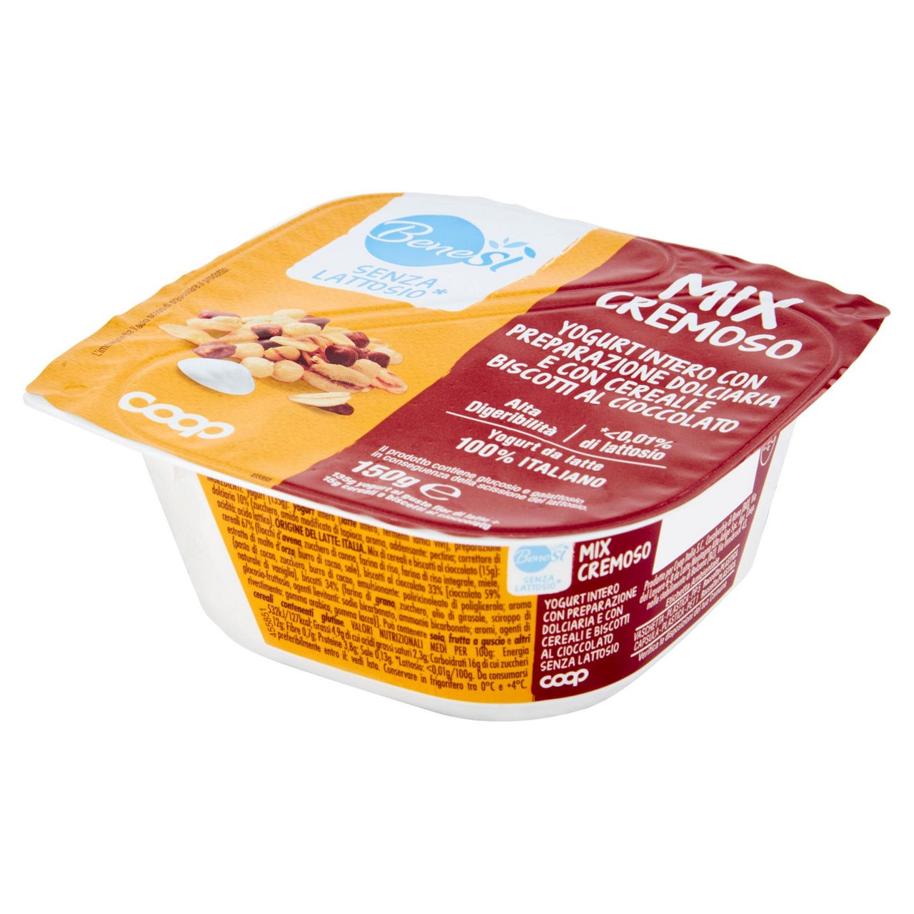 Yogurt intero con cereali e biscotti al cioccolato 150 gr - Immagine 21