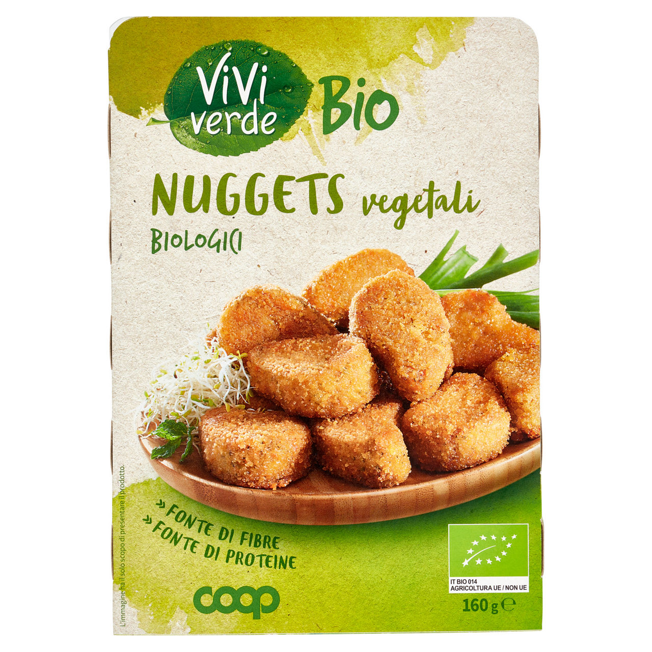 Nuggets vegetali bio 160 gr