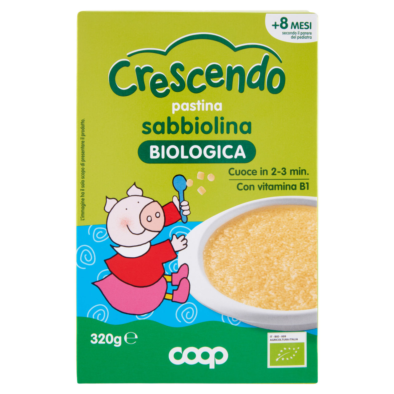 Pastina sabbiolina bio 320 gr - Immagine 01