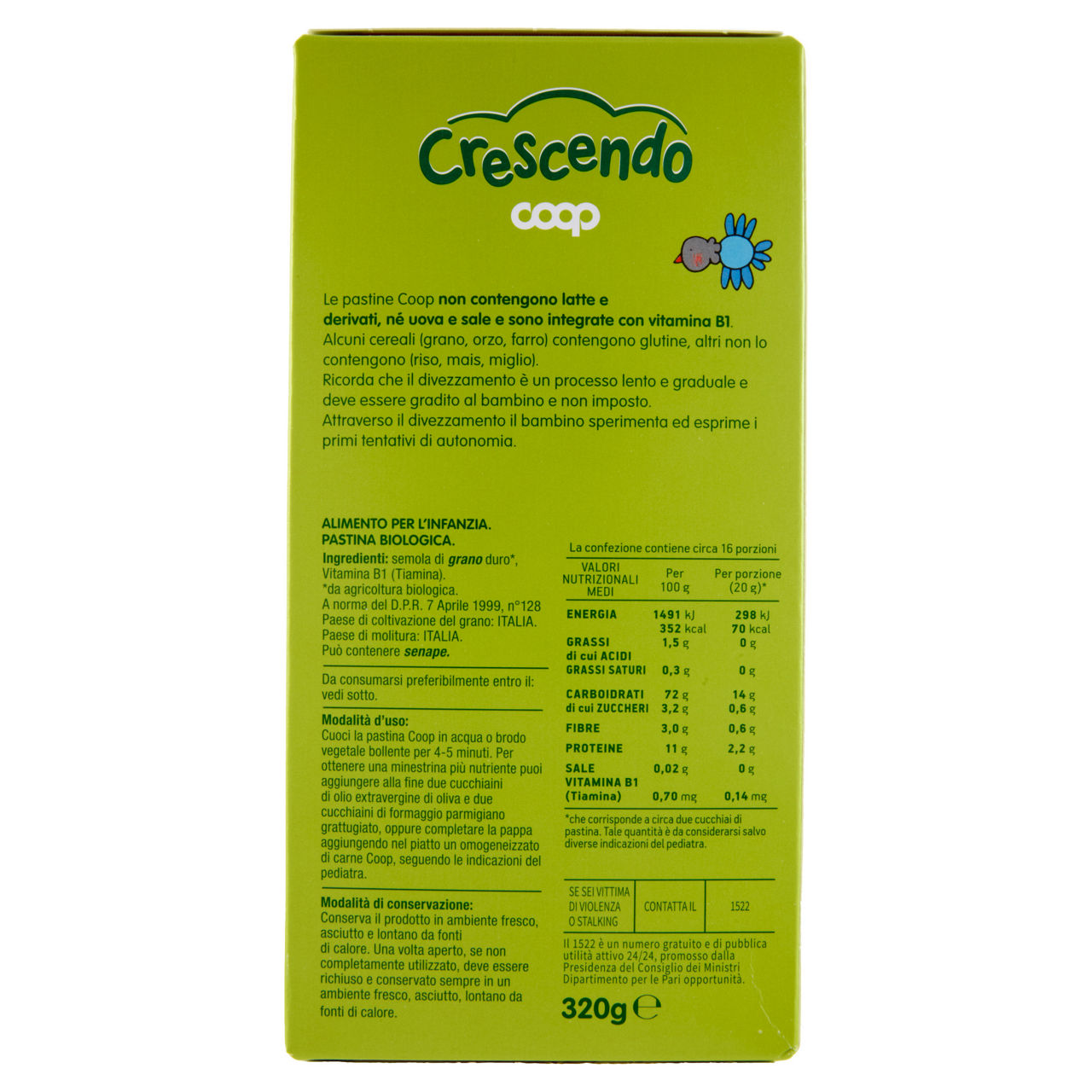 Pastina anellini bio 320 gr - Immagine 41