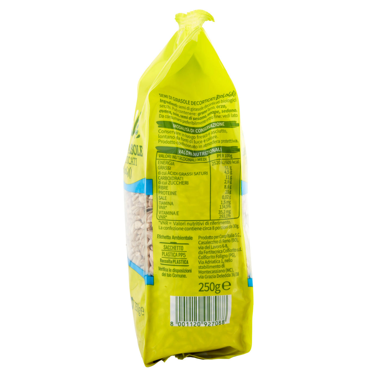 Semi di girasole decorticati bio 250 gr - Immagine 21