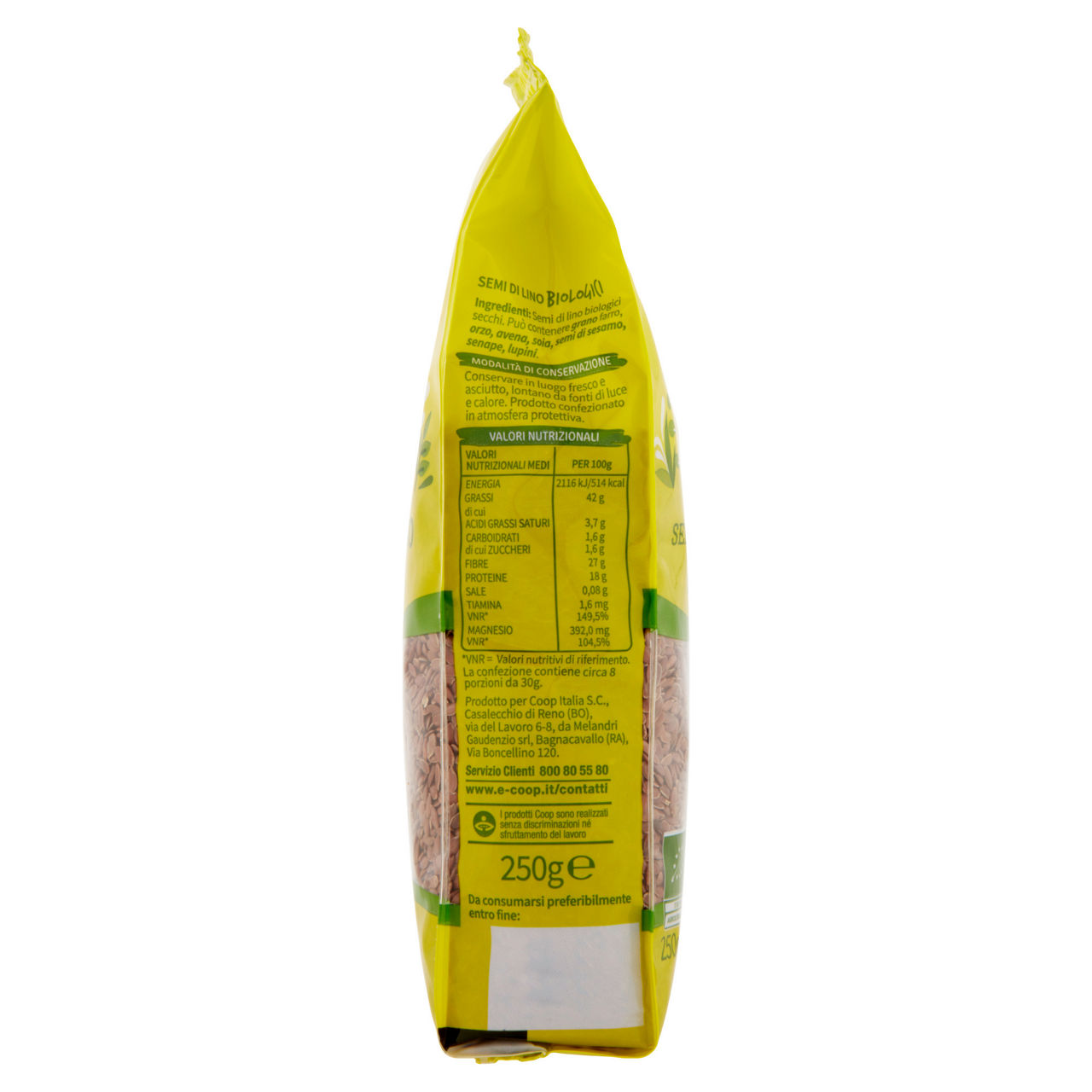 Semi di lino bio 250 gr - Immagine 21