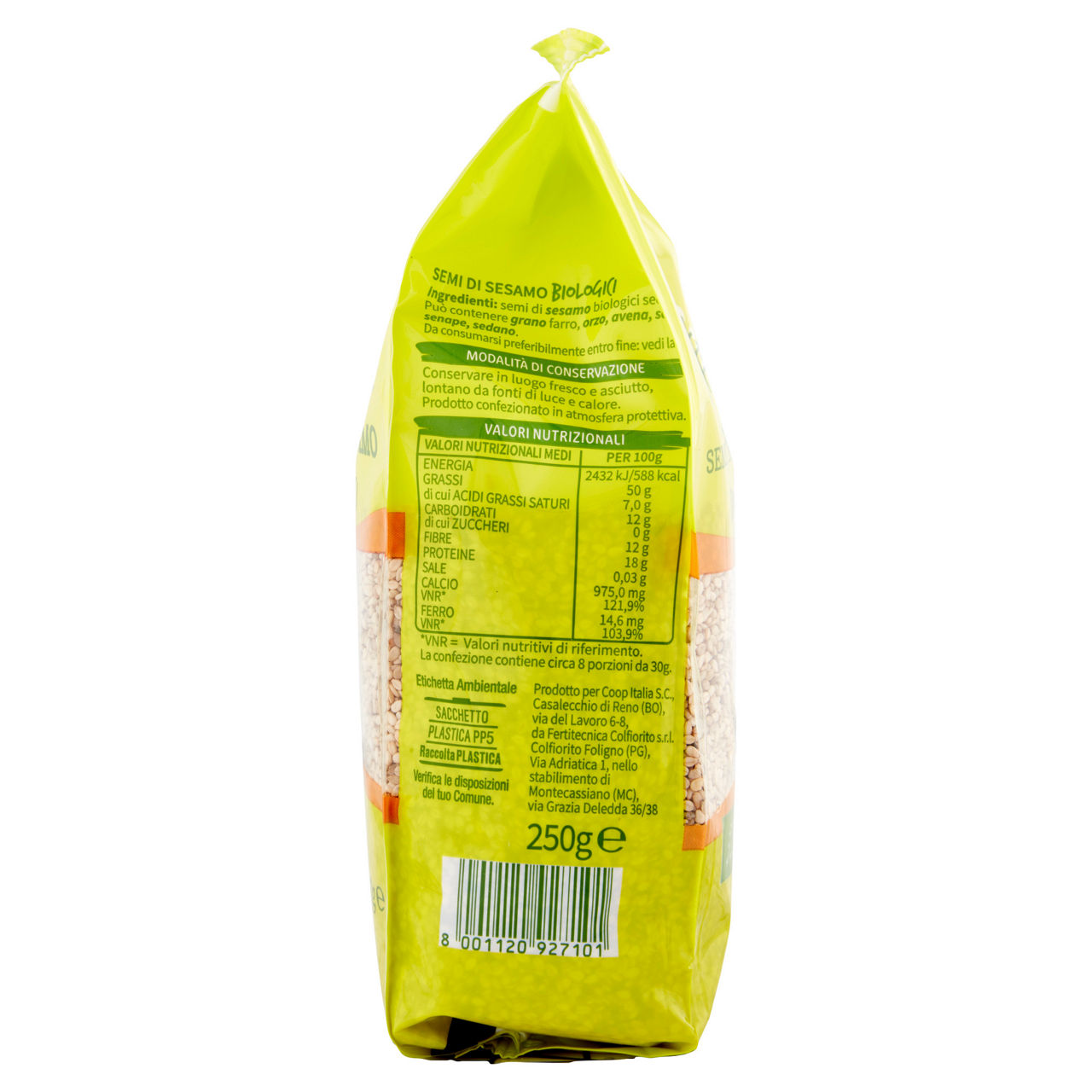 Semi di sesamo bio 250 gr - Immagine 111