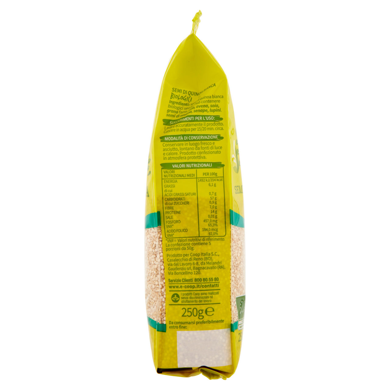 Semi di quinoa bianca bio 250 gr - Immagine 91