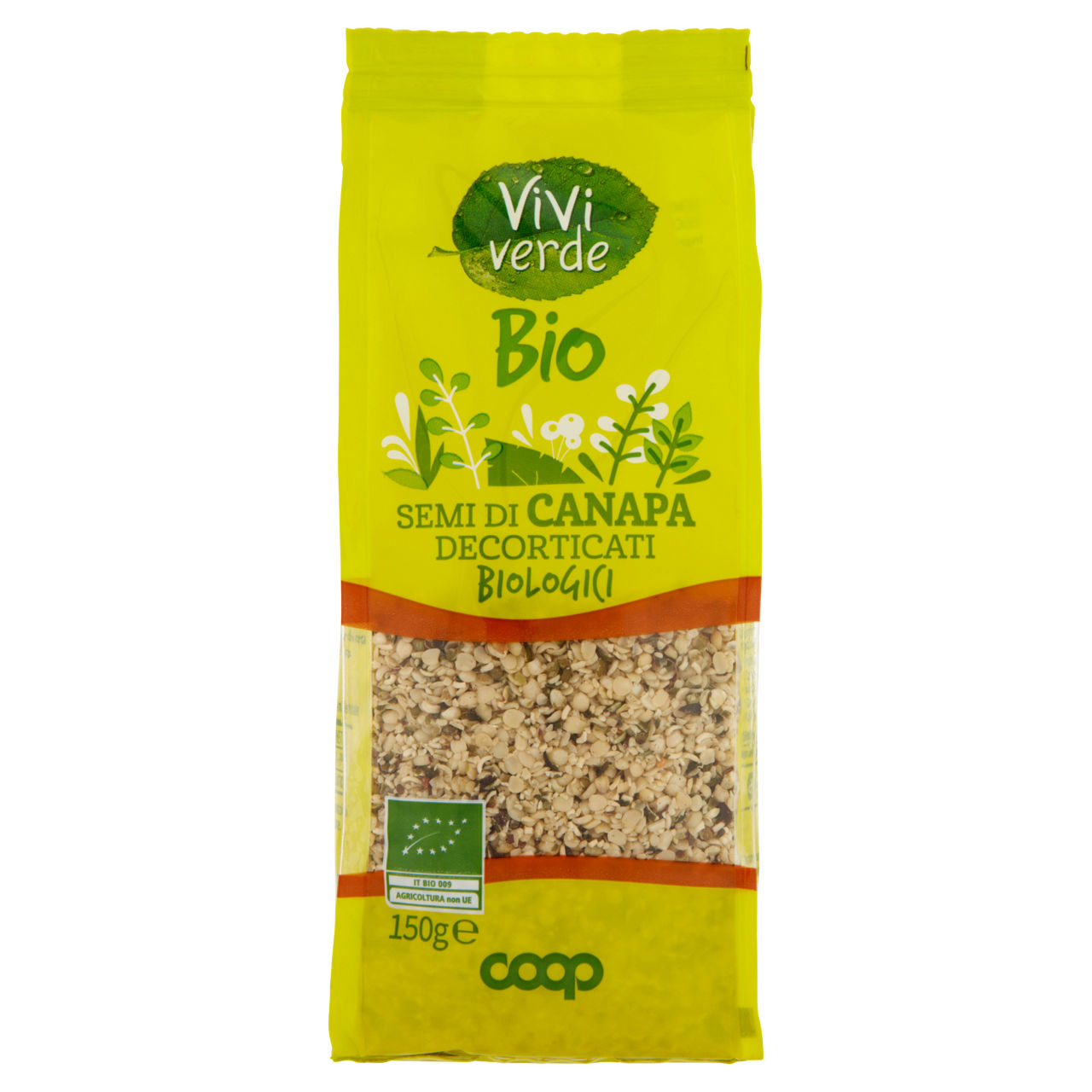 Semi di canapa decorticati bio 150 gr - Immagine 01
