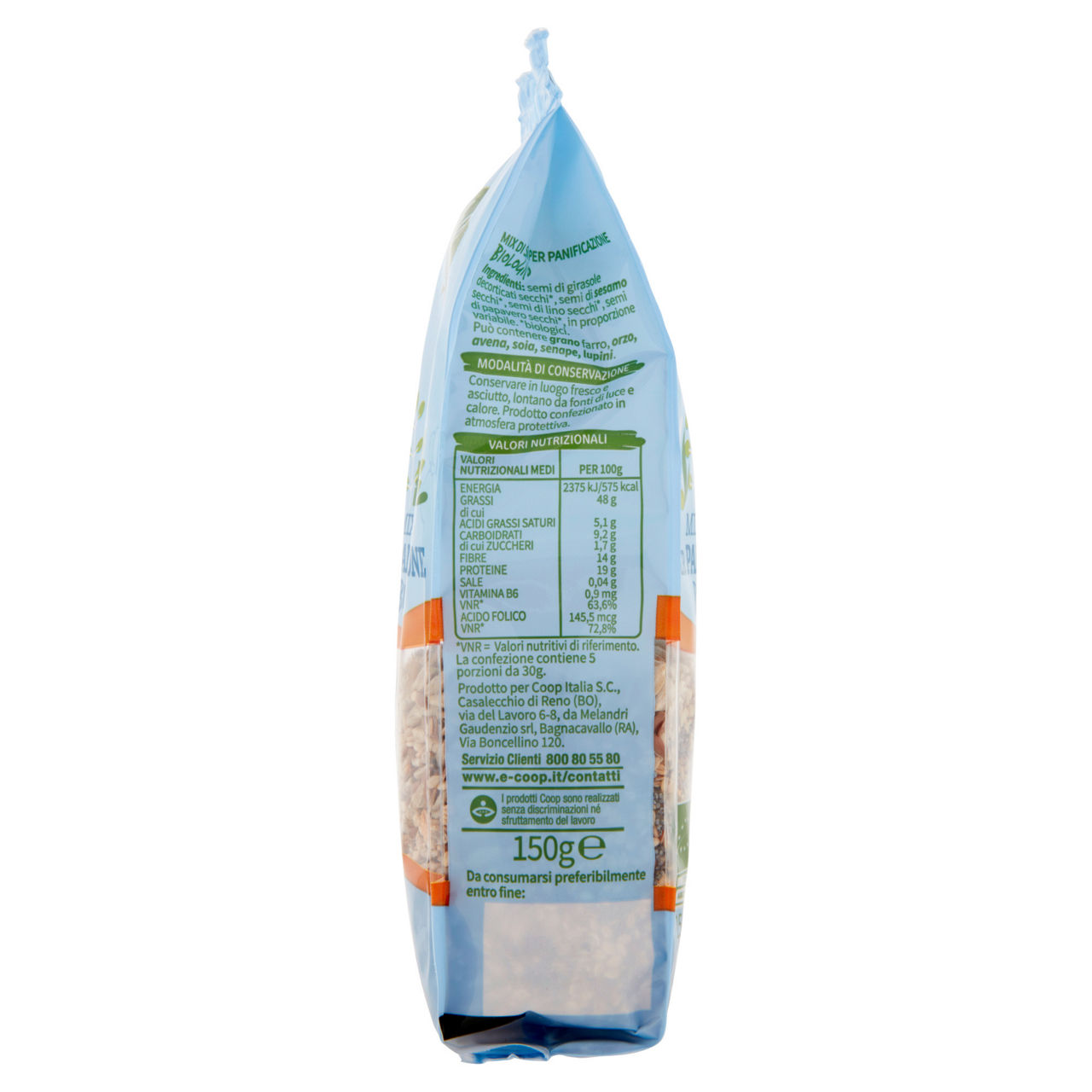 Mix di semi per panificazione bio 150 gr - Immagine 21