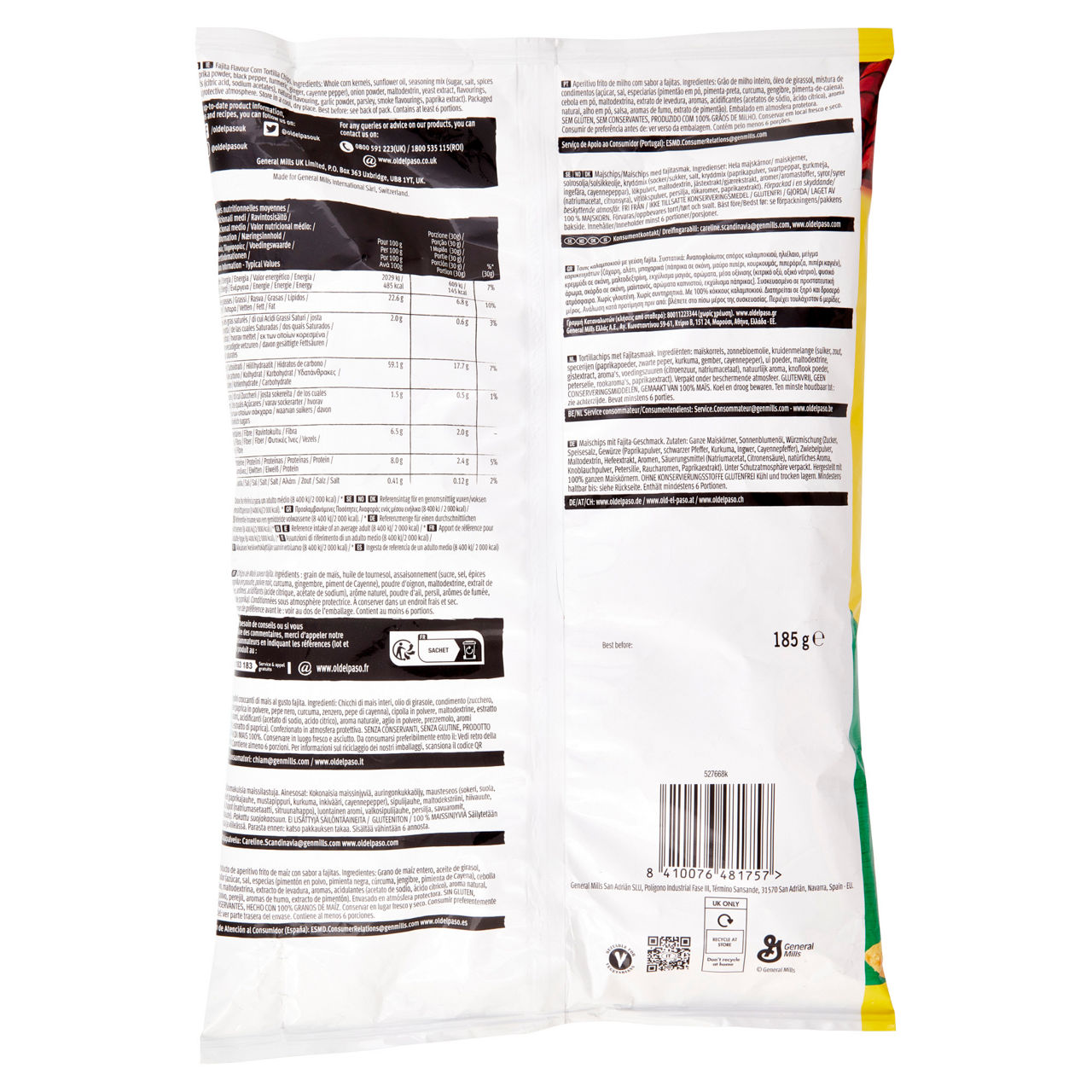 Tortilla chips fajita 185 gr - Immagine 41