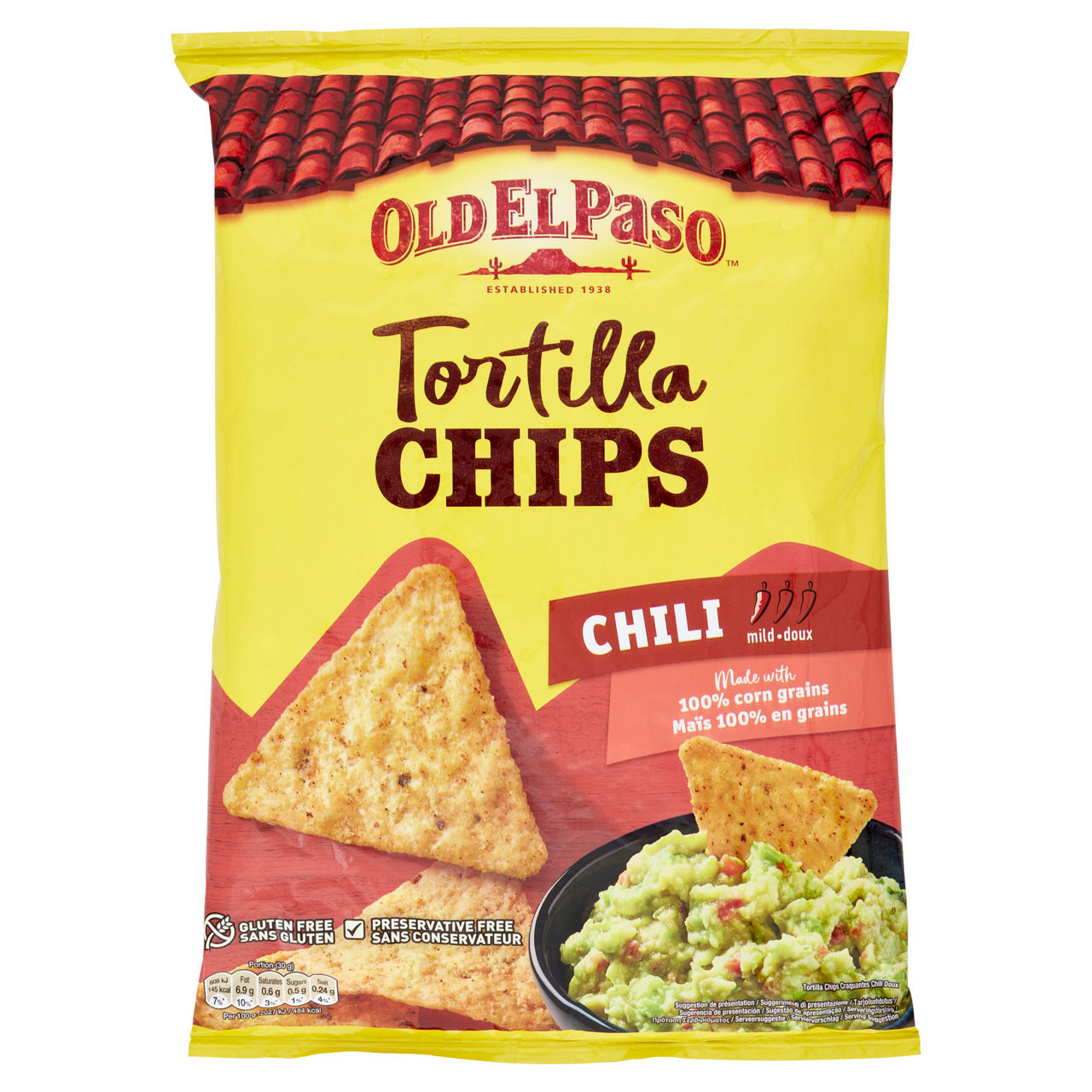 Tortilla chips chili 185 gr