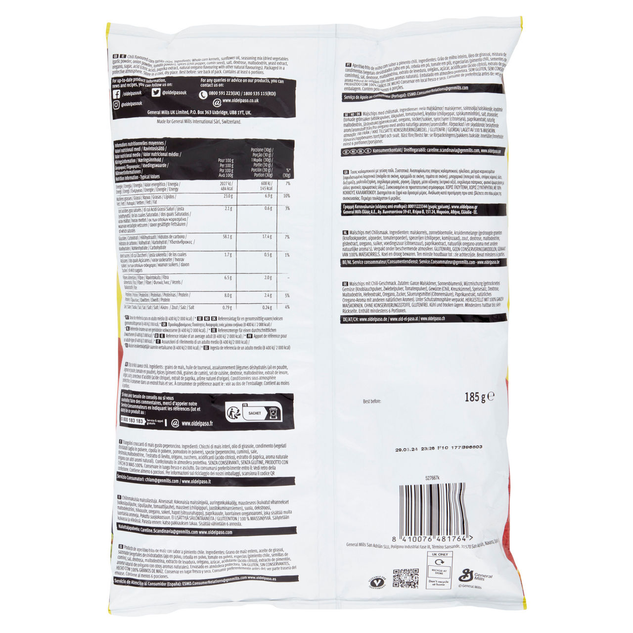 Tortilla chips chili 185 gr - Immagine 21