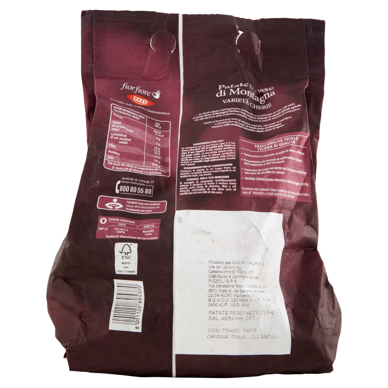 Patate rosse di montagna Cherie 1,5 kg - Immagine 61