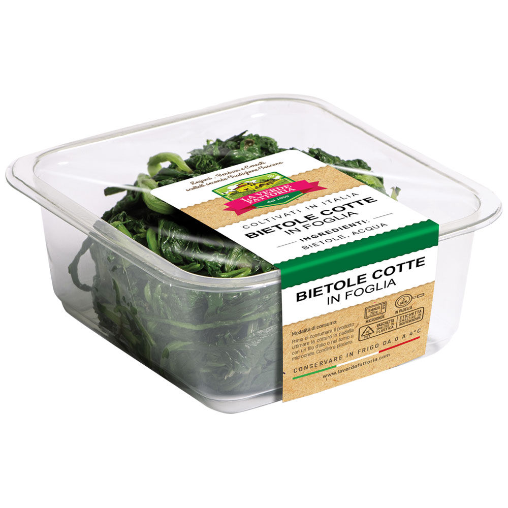 Bietole cotte in foglia 400 gr
