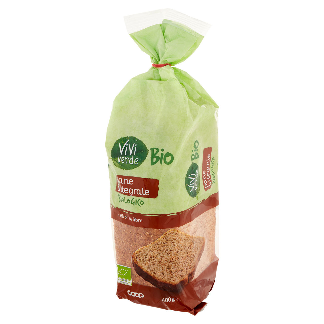 Pane integrale biologico vivi verde 400 g - Immagine 81