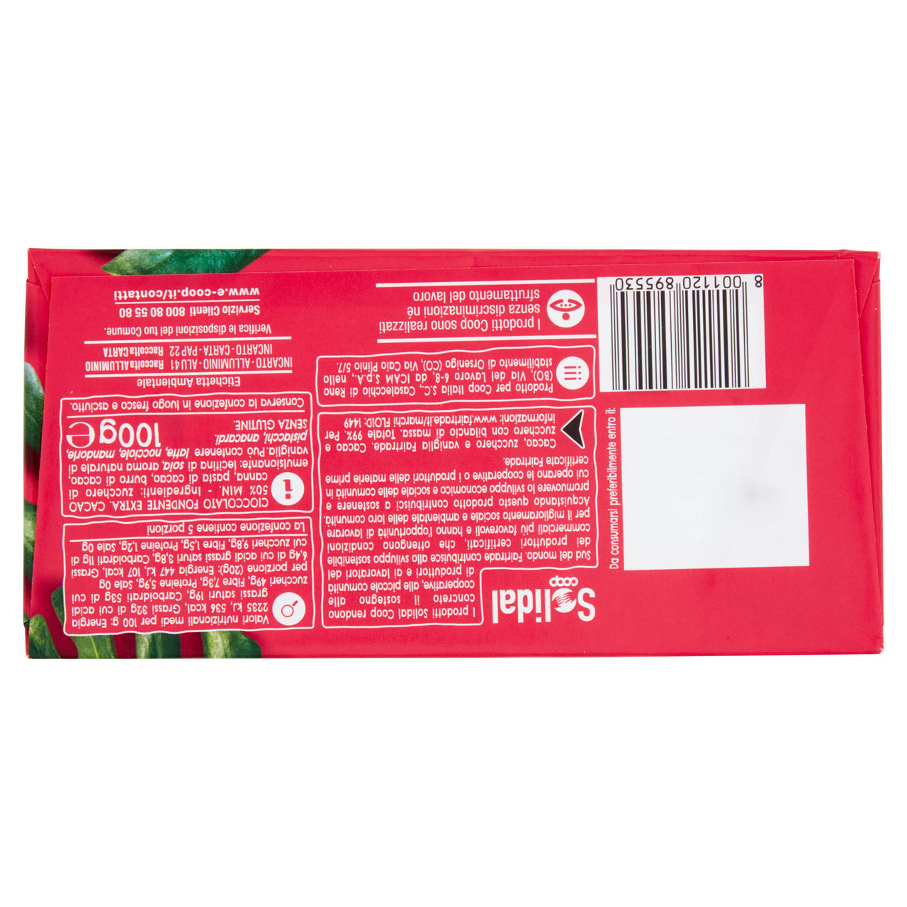 Tavoletta di cioccolato fondente extra 100 gr - Immagine 51