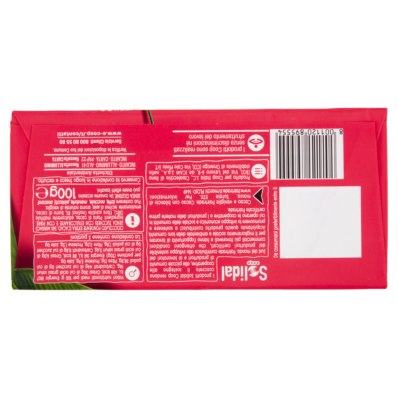 Tavoletta di cioccolato fondente extra senza zuccheri 100 gr - Immagine 41