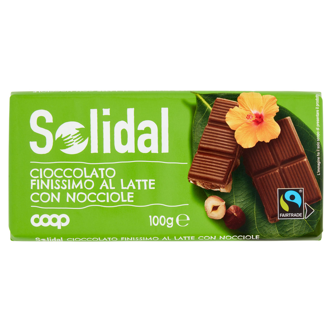 Cioccolato finissimo al latte con nocciole 100 gr