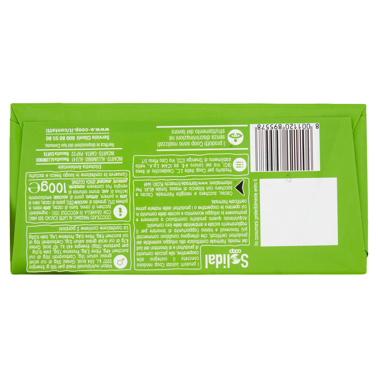 Cioccolato finissimo al latte con nocciole 100 gr - Immagine 31