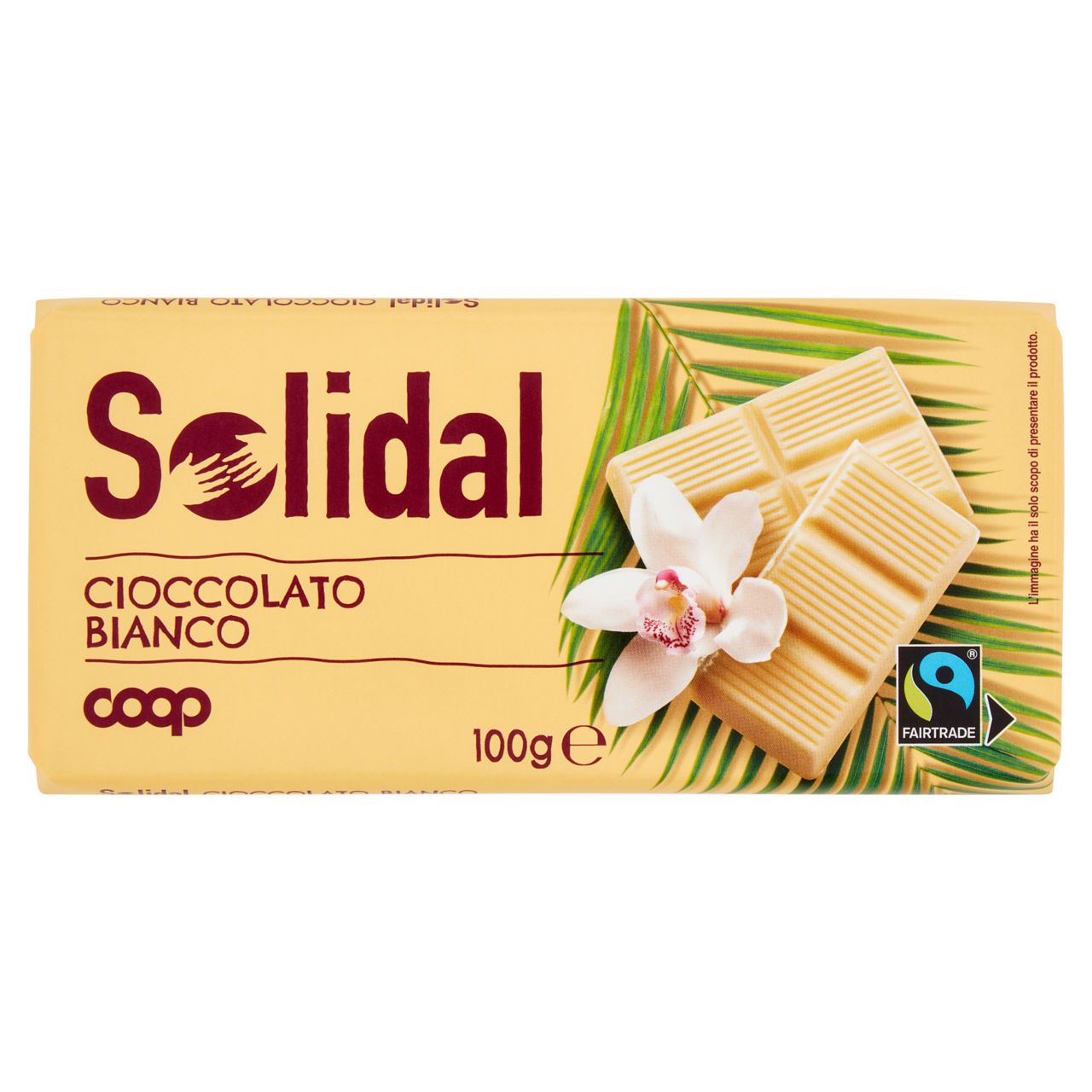 Tavoletta di cioccolato bianco 100 gr
