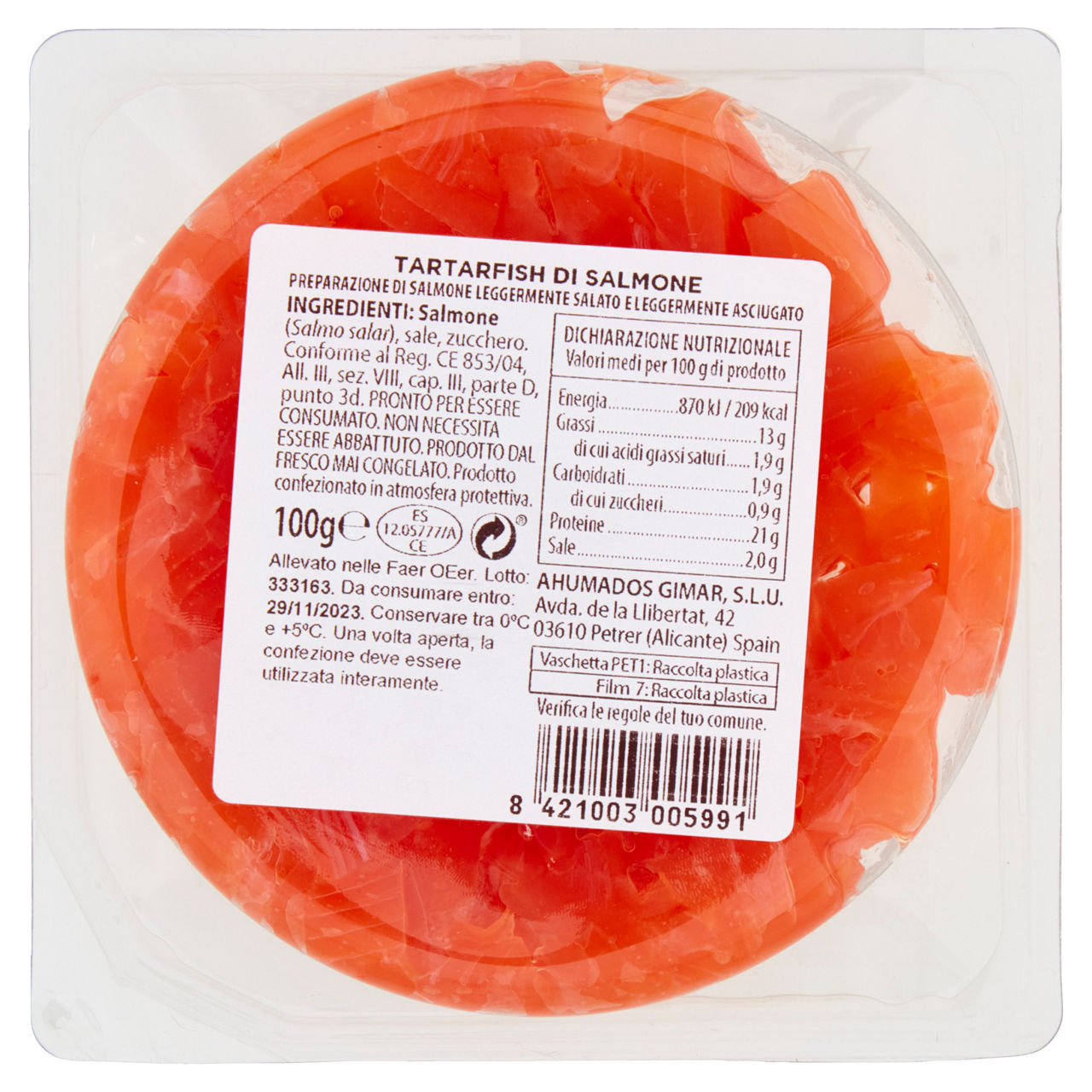 Tartare di salmone 100 gr - Immagine 31