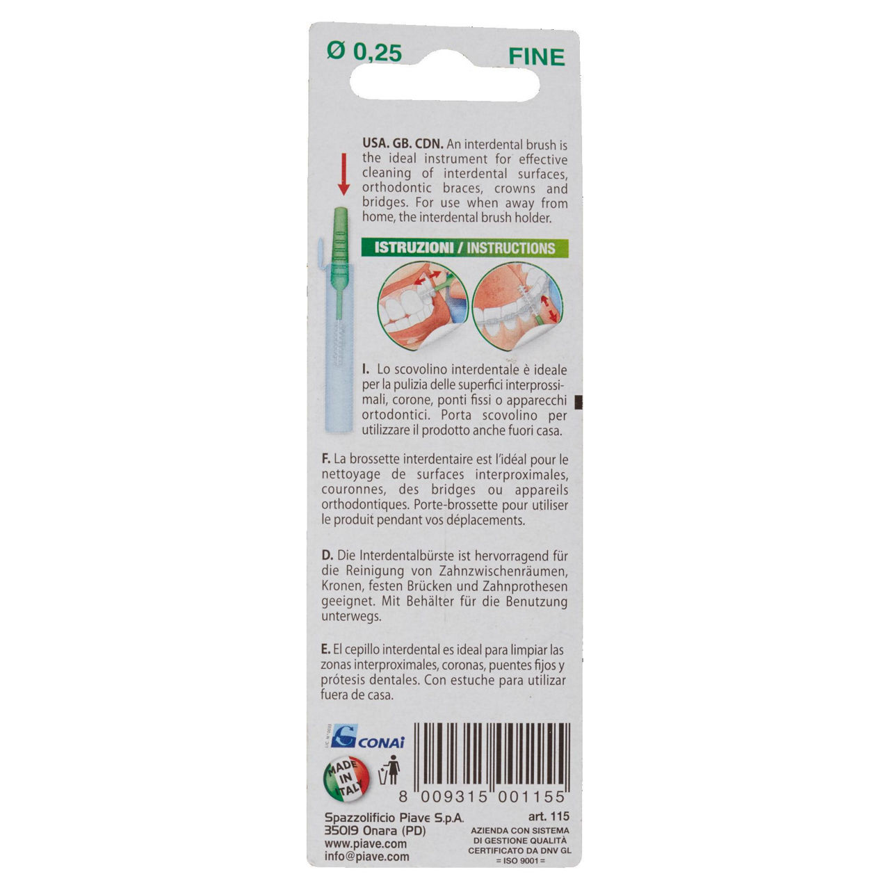 Scovolini interdentali fini 7 pz - Immagine 41