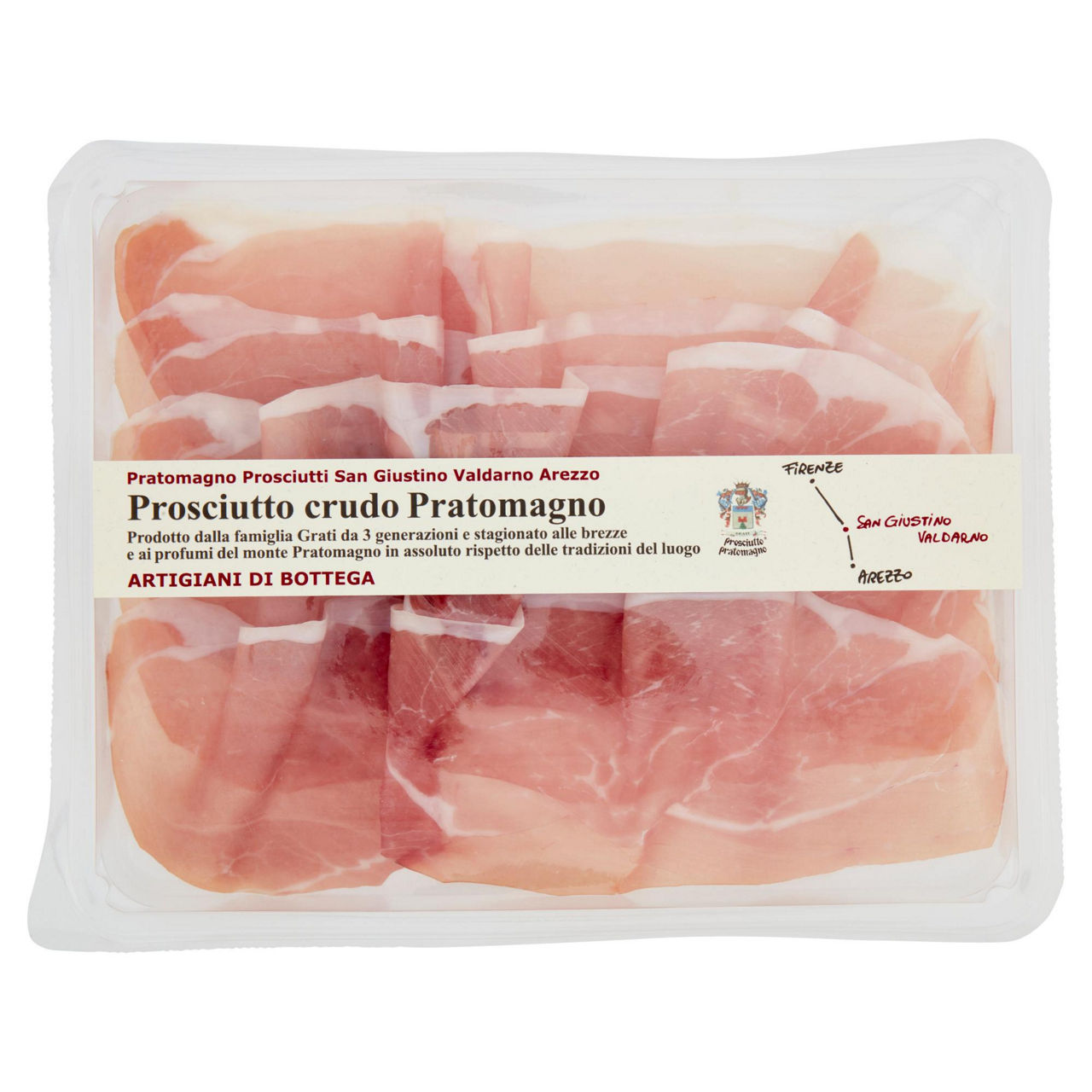 Prosciutto crudo Pratomagno 100 gr - Immagine 01