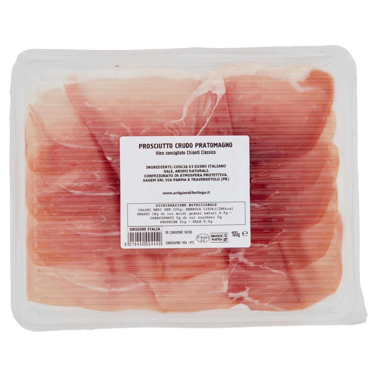 Prosciutto crudo Pratomagno 100 gr - Immagine 41