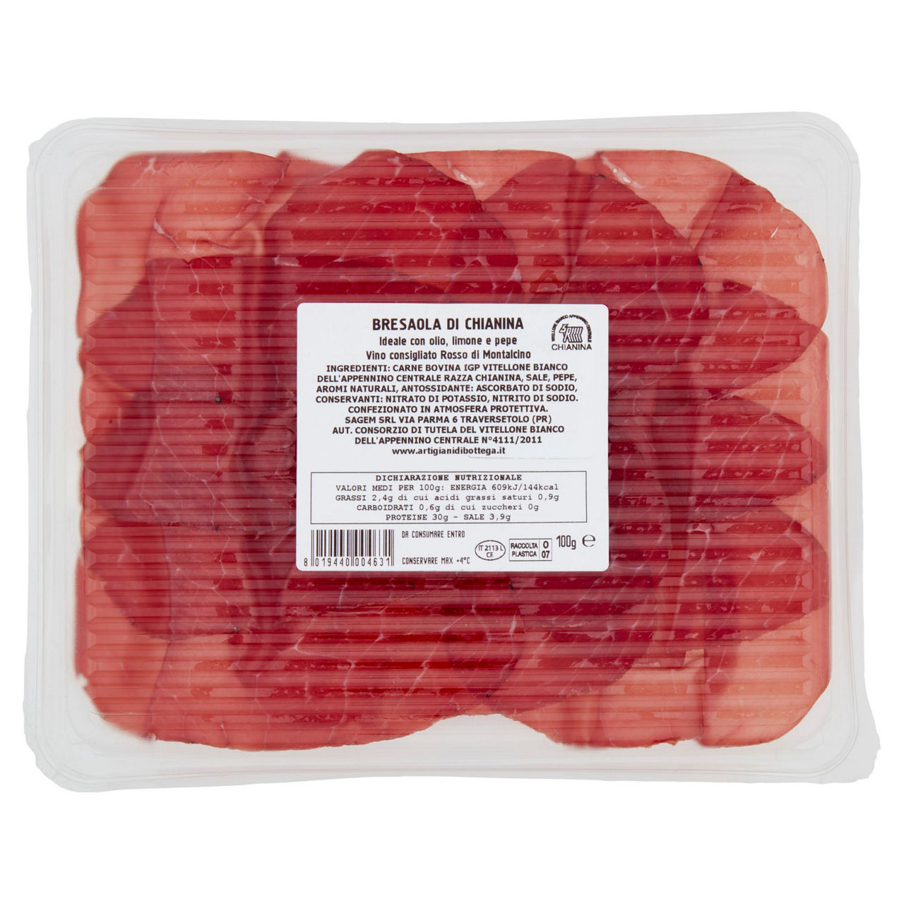 Bresaola di Chianina 100 gr - Immagine 51