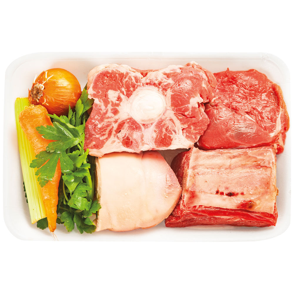 Bollito misto di bovino adulto con coda e odori - Immagine 01