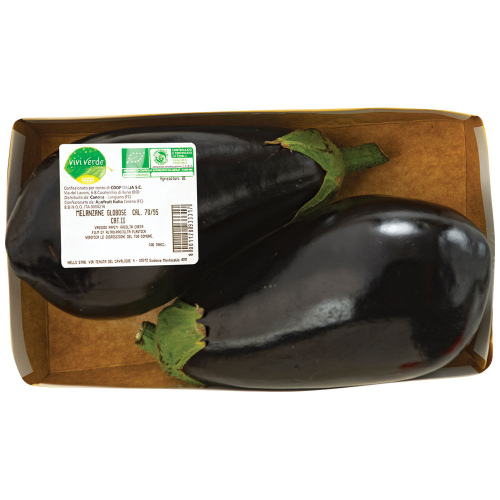 Melanzane globose bio 600 gr