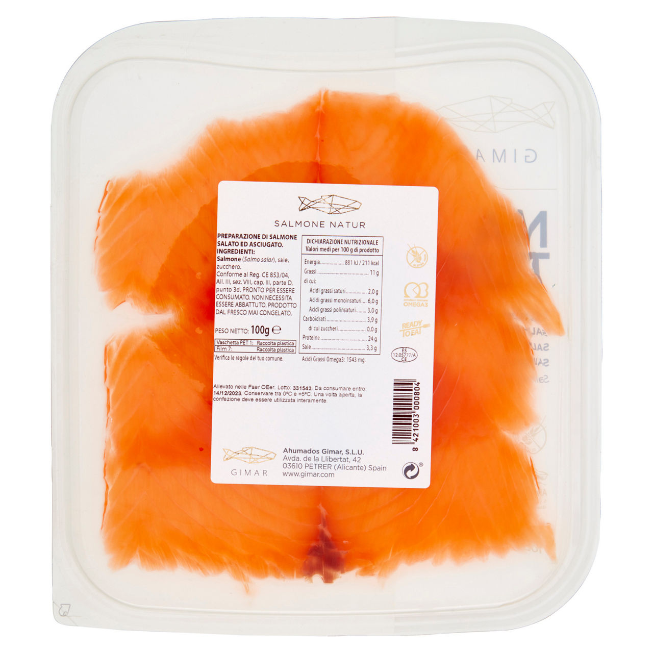 Salmone salato ed asciugato 100 gr - Immagine 31