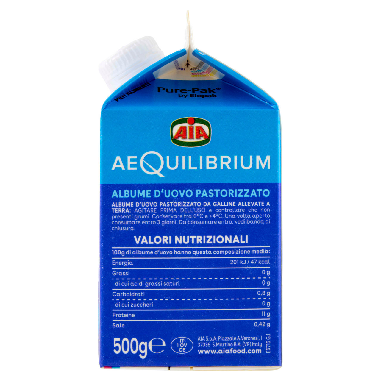 Albume d'uovo pastorizzato 500 gr - Immagine 21
