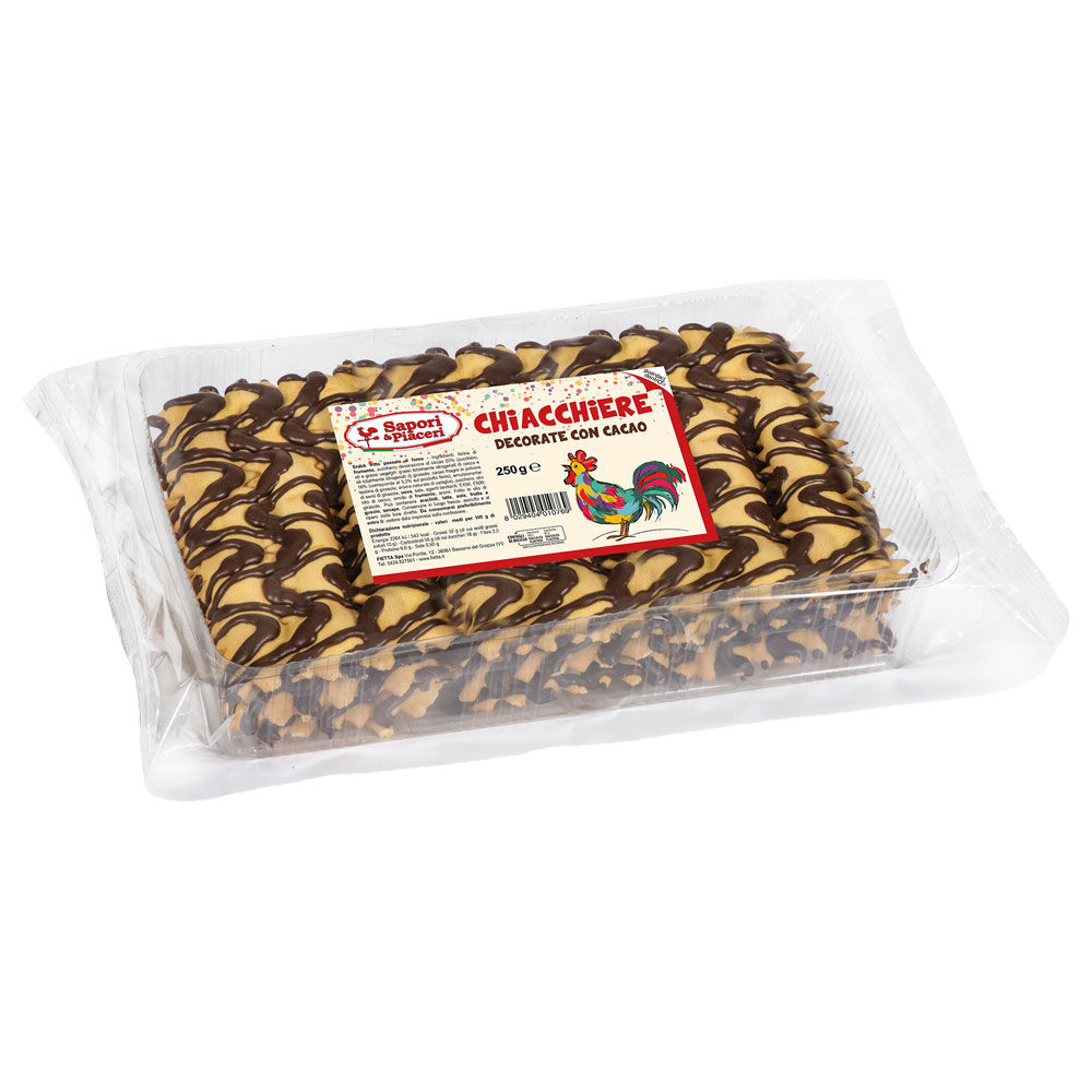 Chiacchere al ciocccolato 250 gr - Immagine 01
