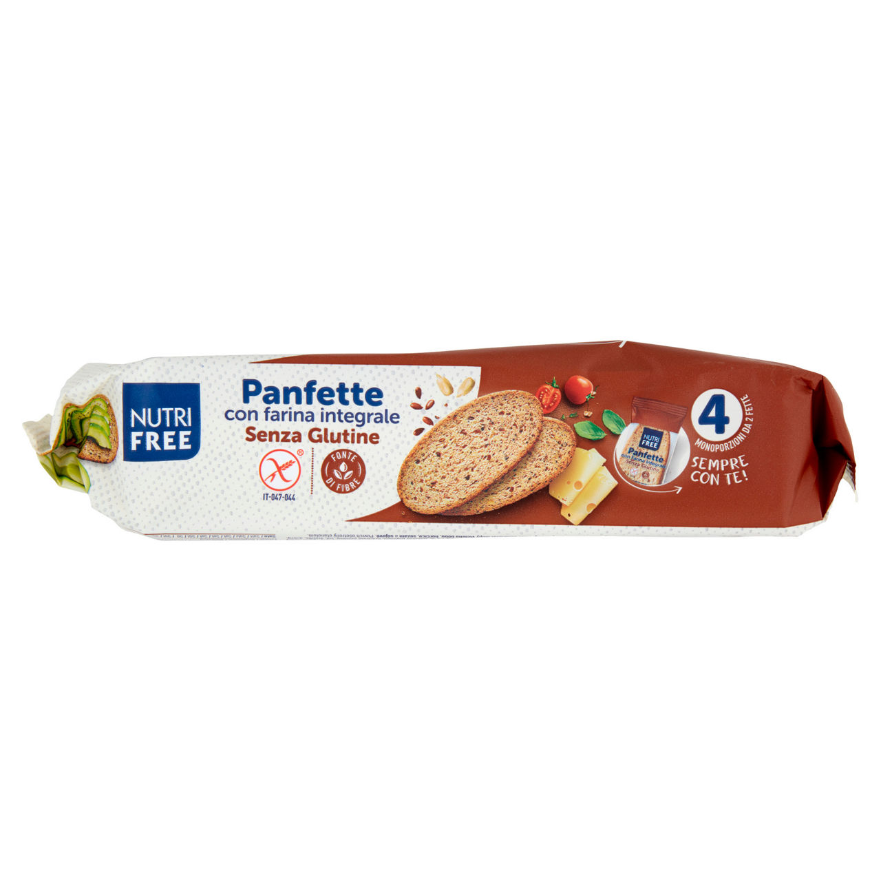 Pane a fette con farina integrale senza glutine 4 monoporzioni 340 gr - Immagine 11