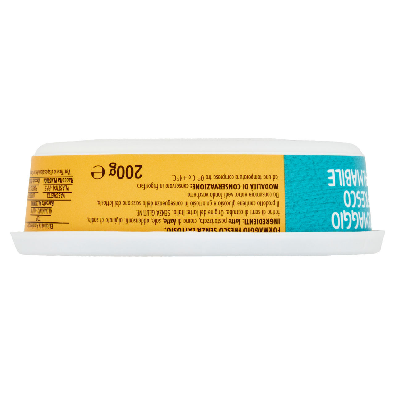 Formaggio fresco spalmabile senza lattosio 200 gr - Immagine 51