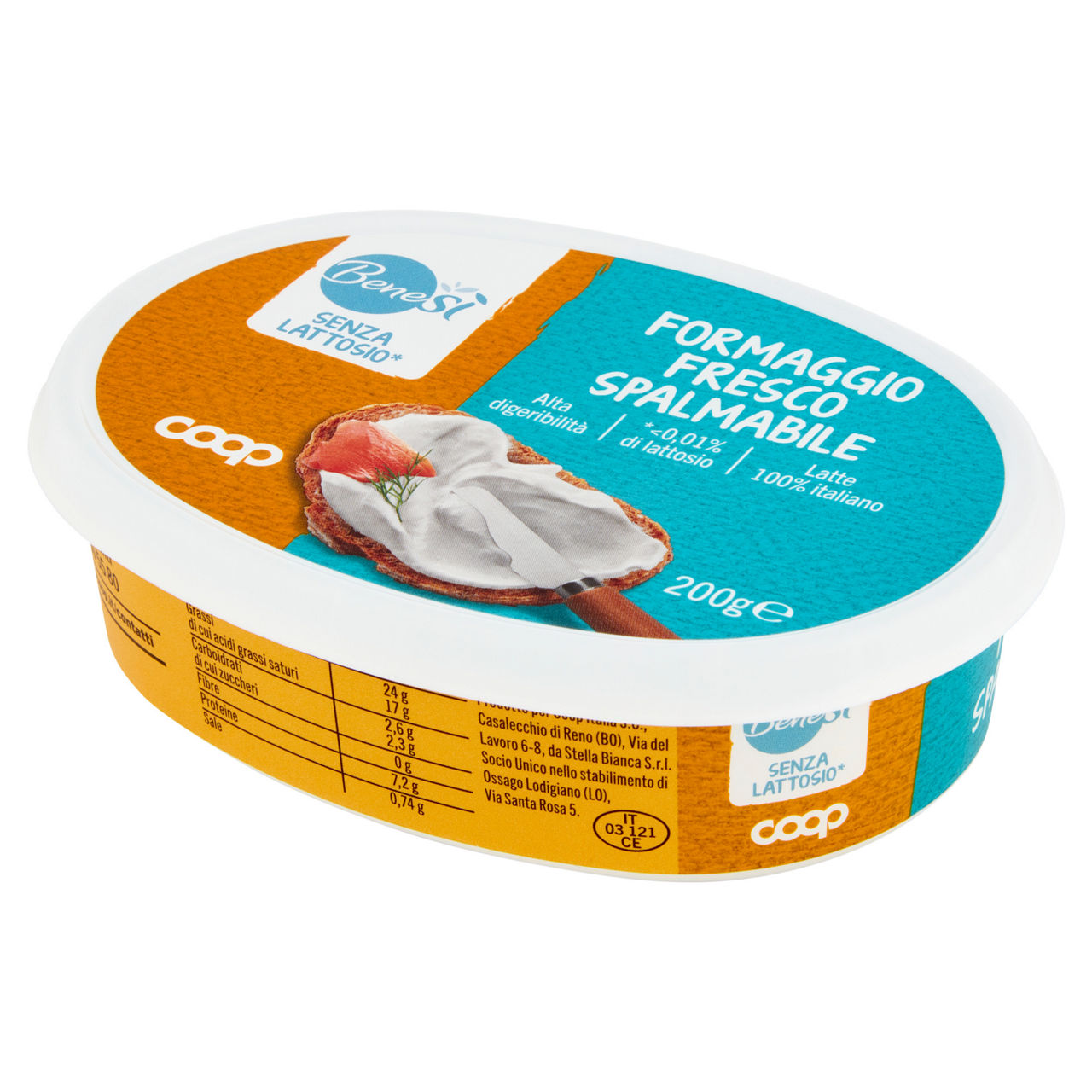 Formaggio fresco spalmabile senza lattosio 200 gr - Immagine 41