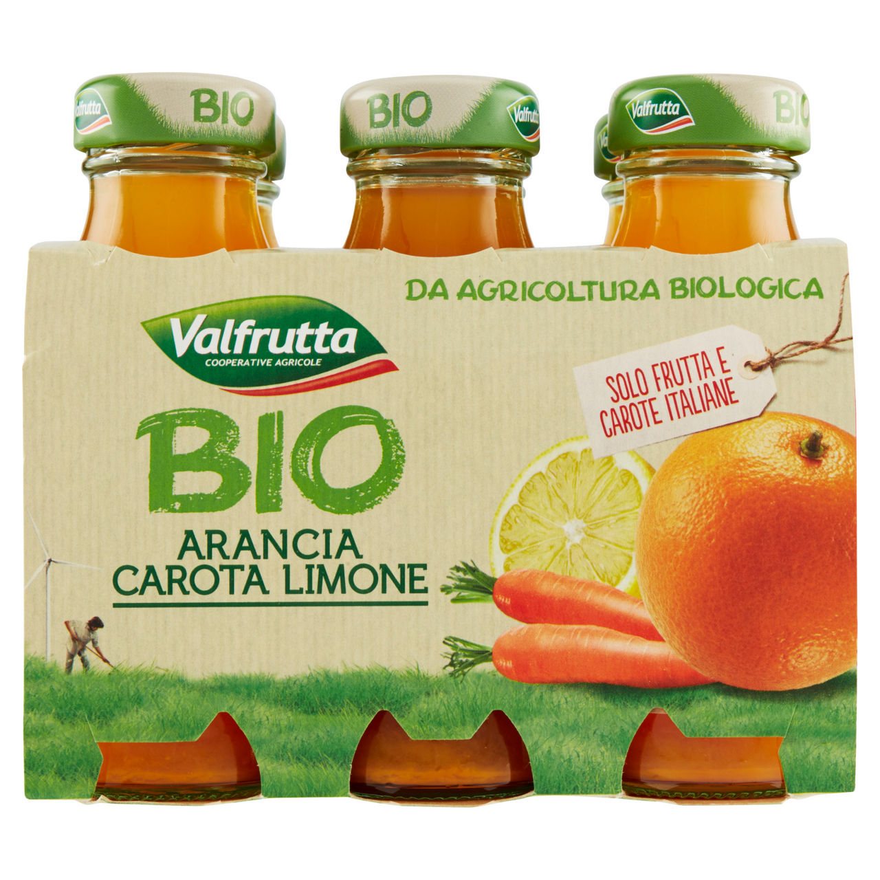 Succo ace bio valfrutta cluster ml 125 x 6 - Immagine 01