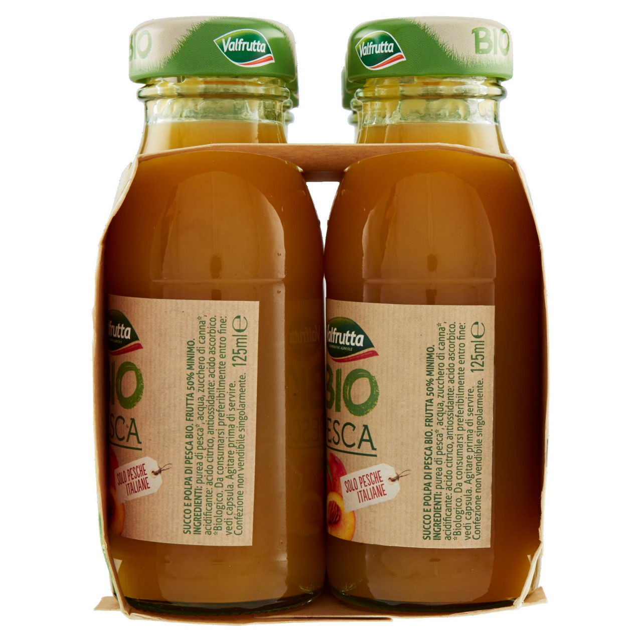 Succo e polpa di pesca bio 6 pz x 125 - Immagine 41