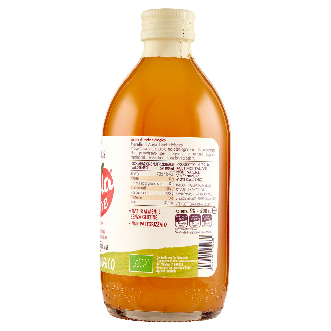 Aceto di mele biologico non filtrato melamadre ml 500 - Immagine 11