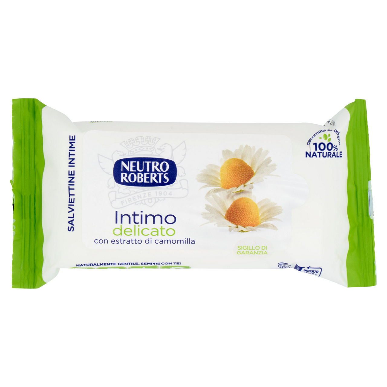 Salviettine intime camomilla intima roberts 12 pz