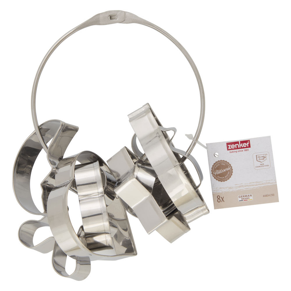 Formine taglia biscotti stampi assortiti 8 pz