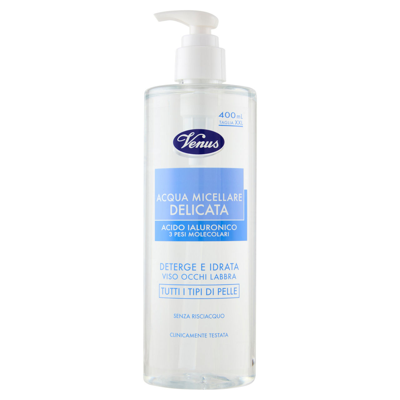 Acqua micellare ultra delicata viso occhi e labbra 400 ml
