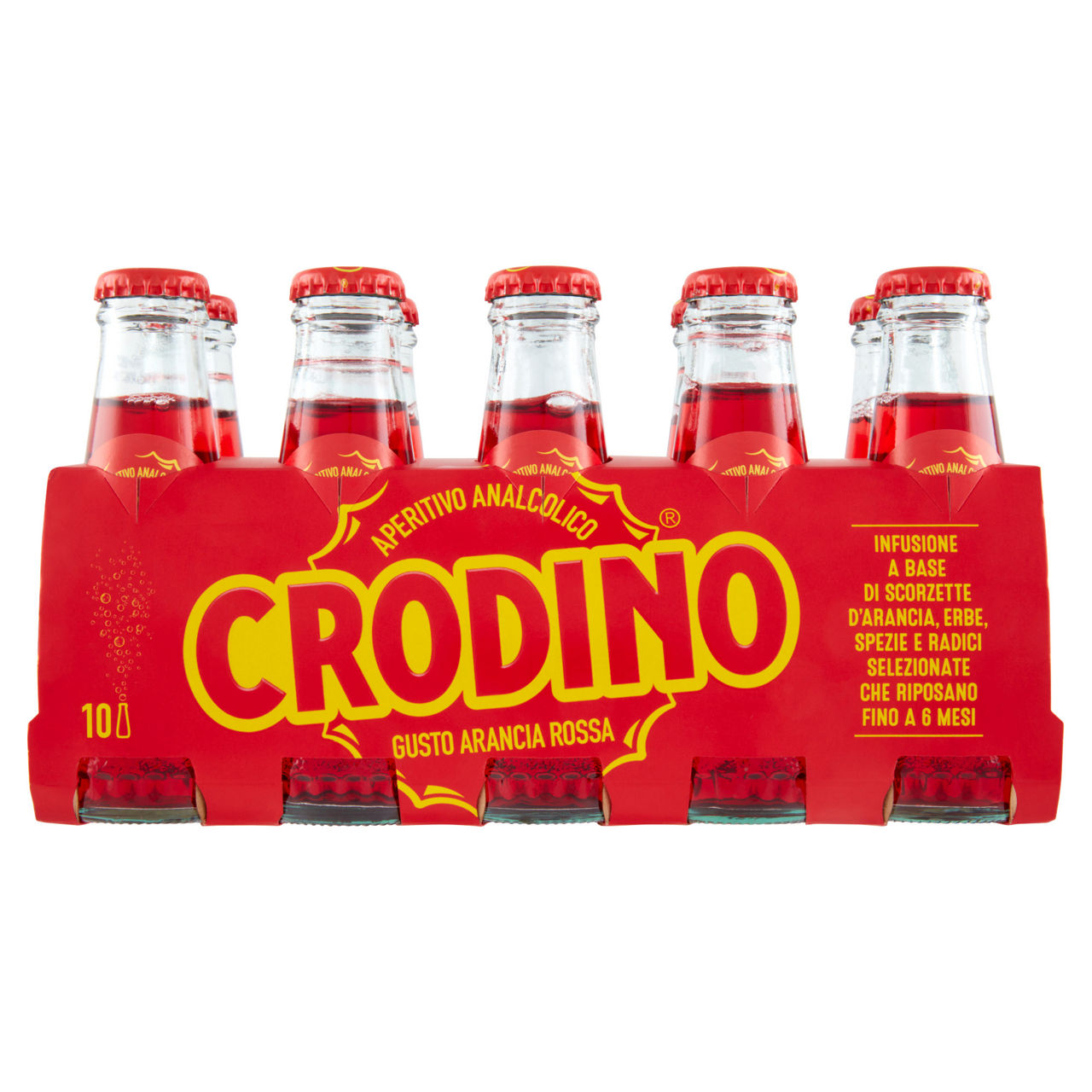 Aperitivo analcolico all'arancia rossa 10 pz x 100 ml