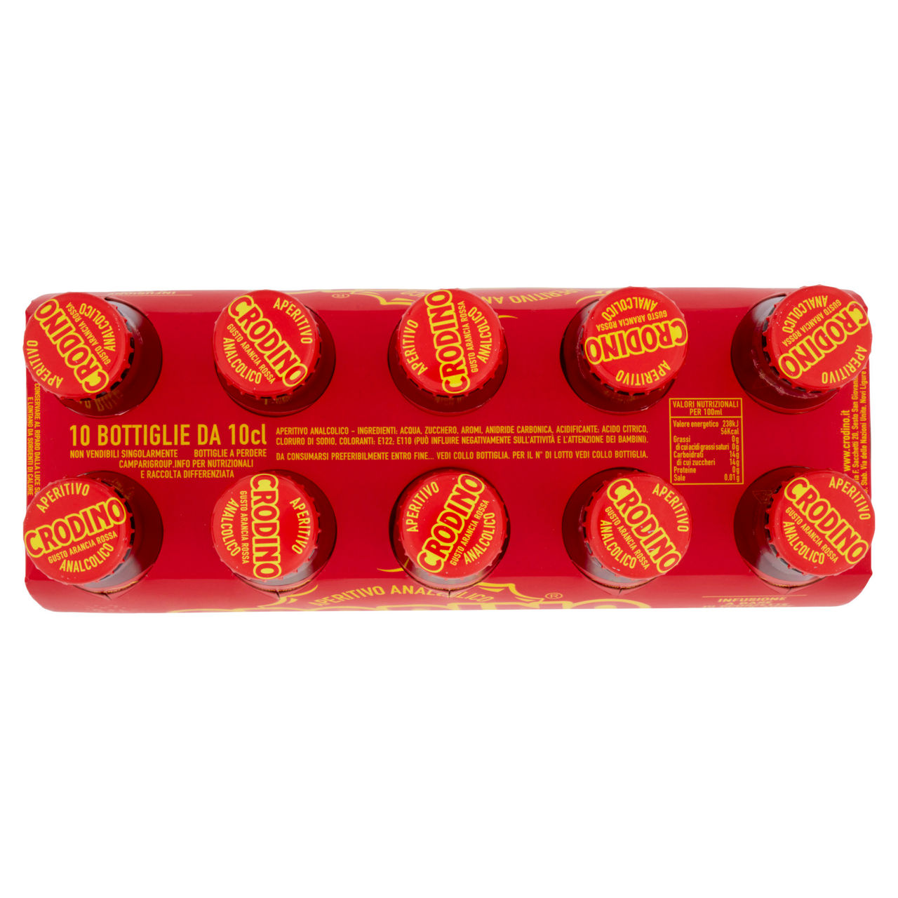 Aperitivo analcolico all'arancia rossa 10 pz x 100 ml - Immagine 21
