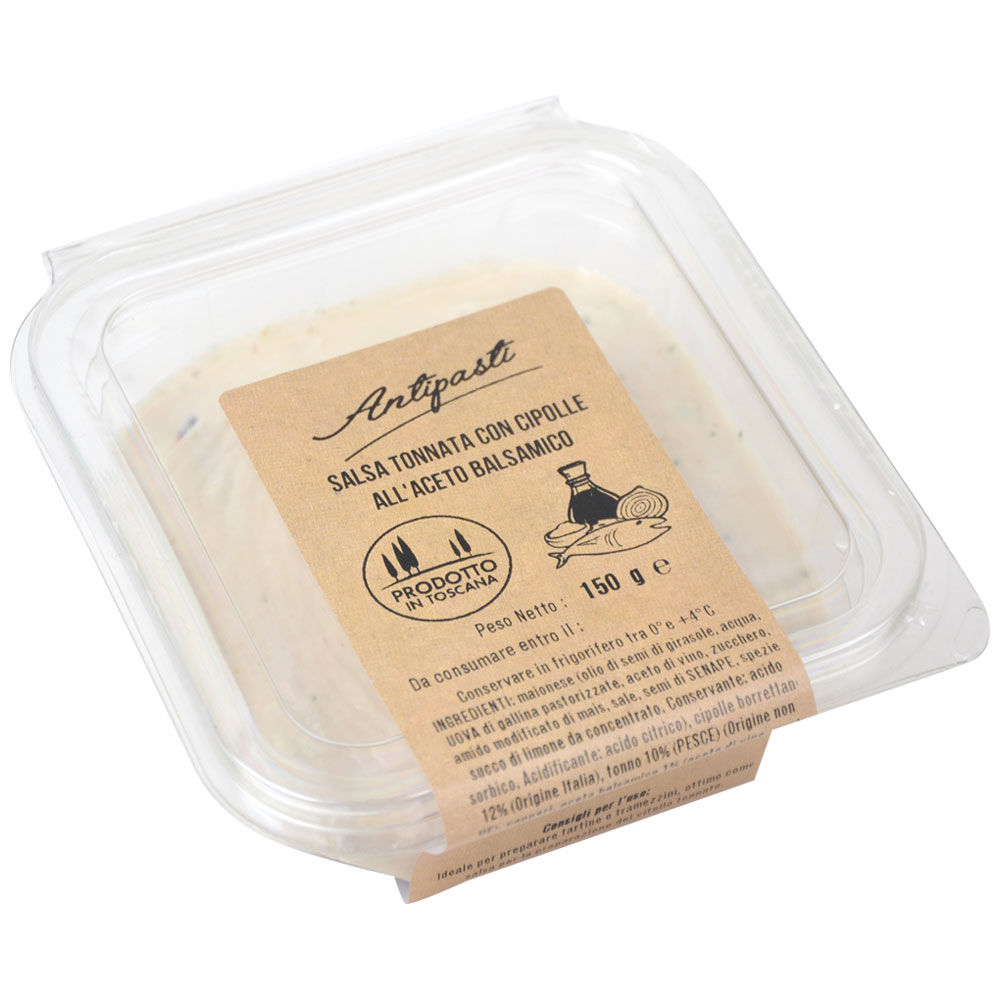Salsa tonnata con cipolle all'aceto balsamico 150 gr - Immagine 01